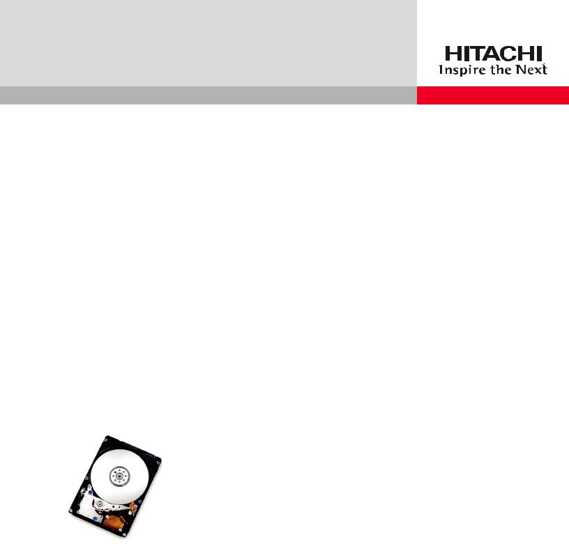 Hitachi HTS723280L9A360, HTS723212L9A360, HTS723216L9A360, 7K320, HTS723232L9A360 User Manual