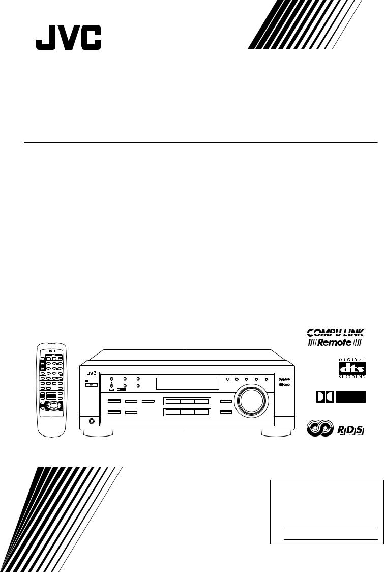 JVC RX-6010RBK User Manual