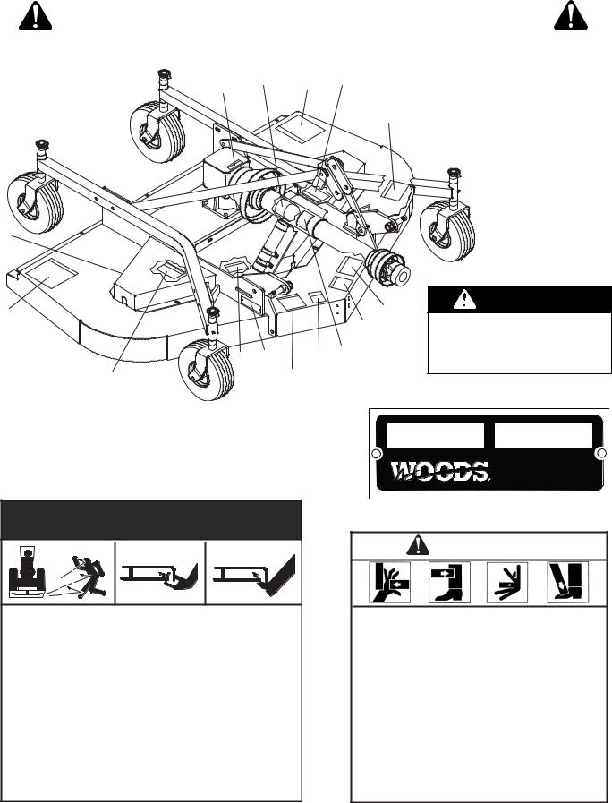 Woods Equipment RDC54, RD60, RD72 User Manual