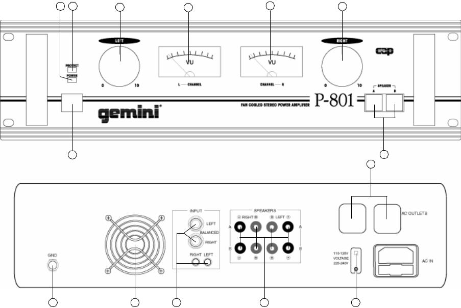 Gemini P-801 User Manual