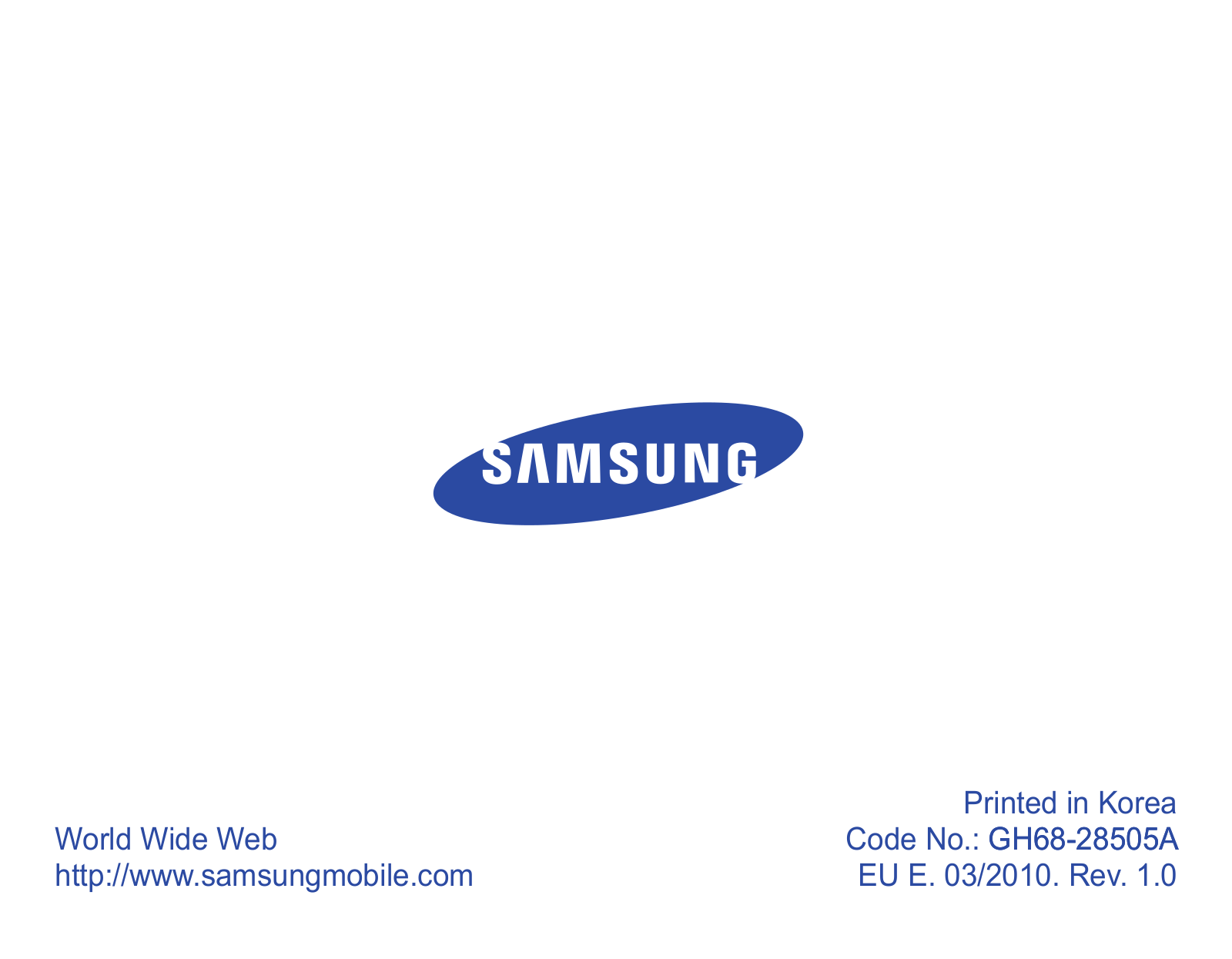 Samsung WEP7, B1914B1914 User Manual