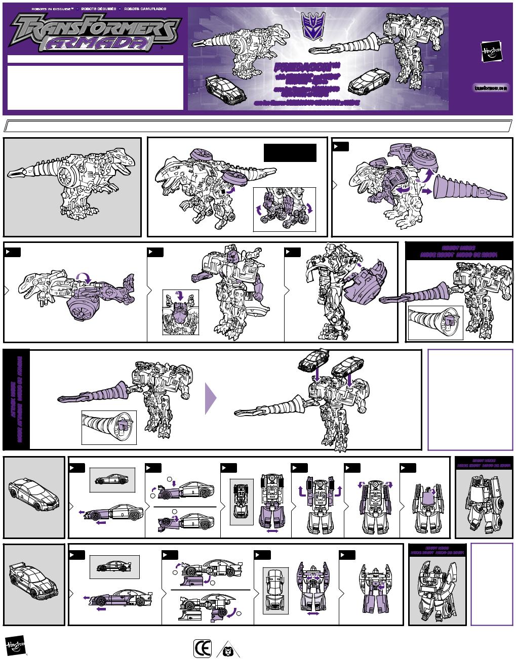 Hasbro Transformers Armada User Manual