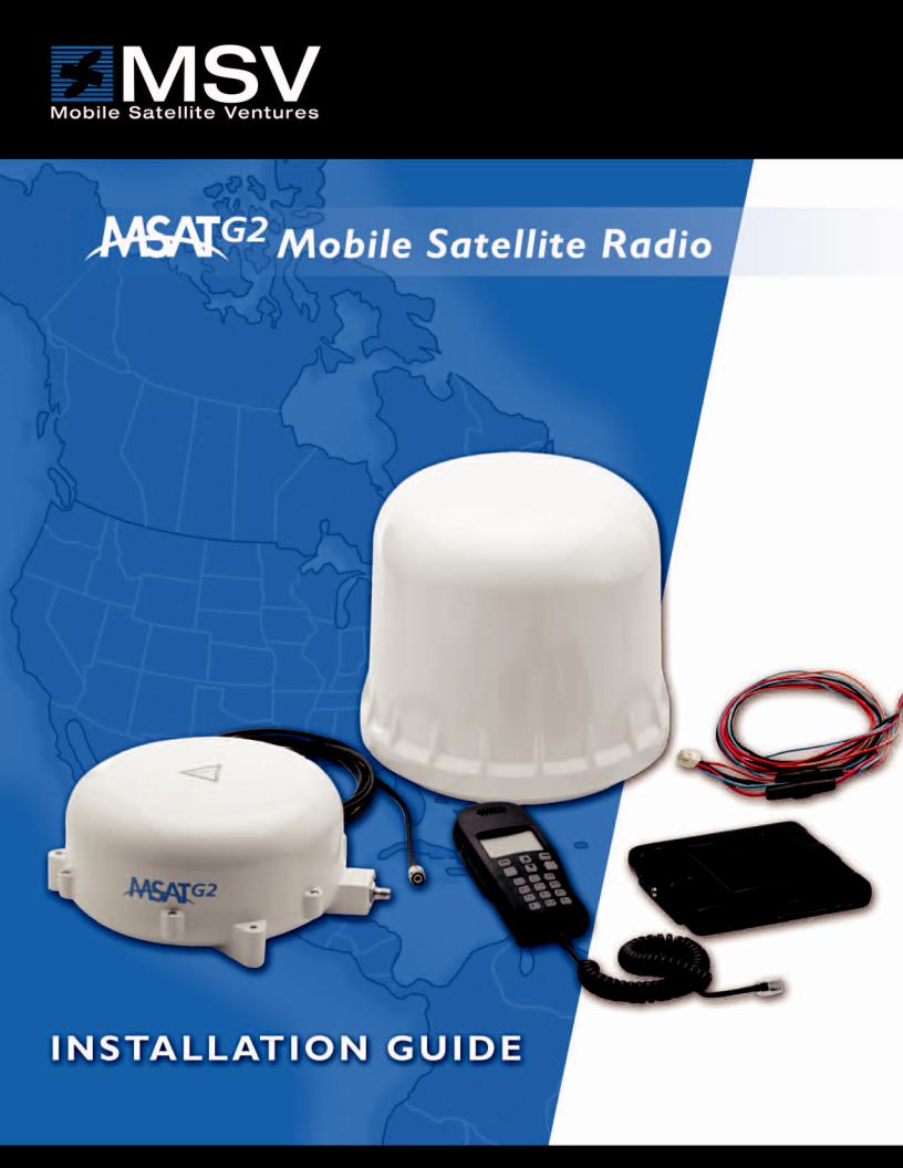 Motorola MSAT-G2 User Manual