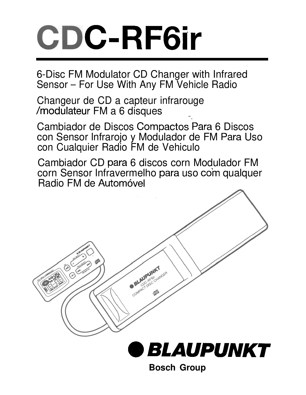 Blaupunkt CDC-RF6IR User Manual