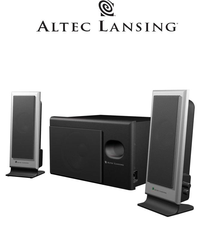 Altec Lansing VS2121 User Manual
