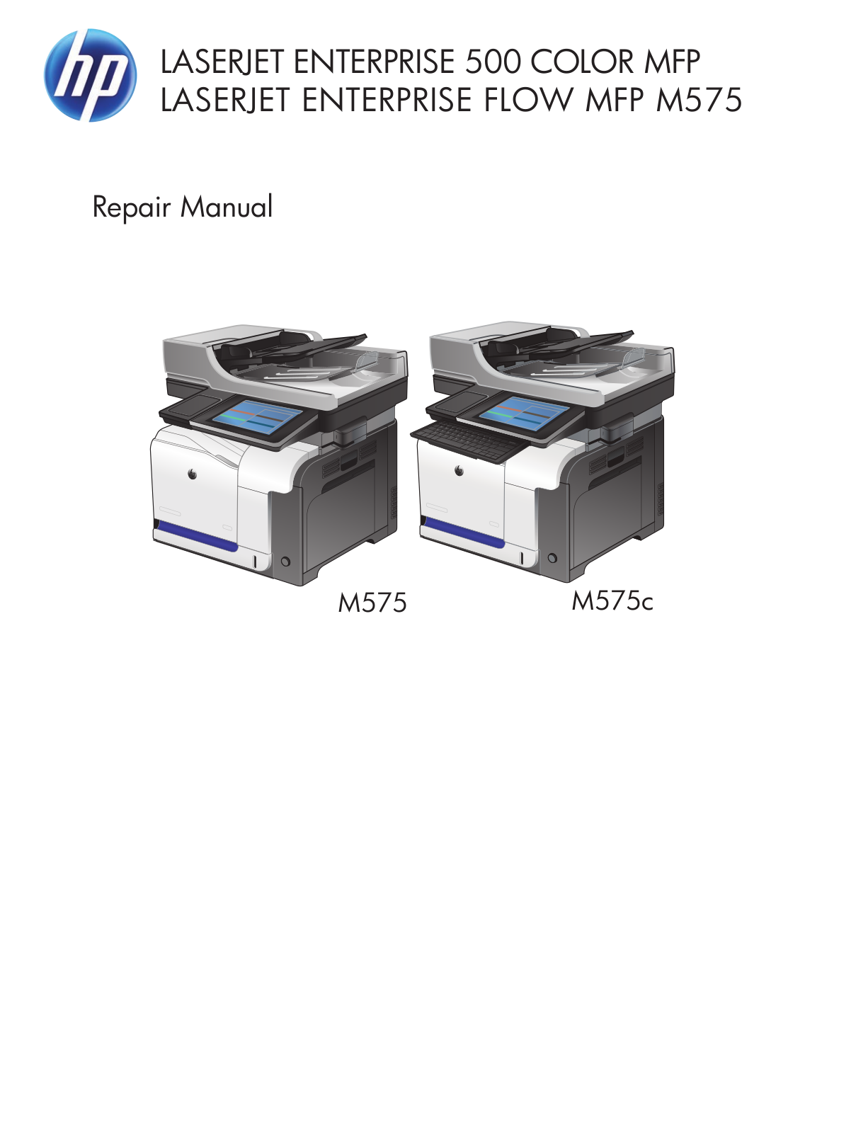 HP Color Laserjet M575 repair manual
