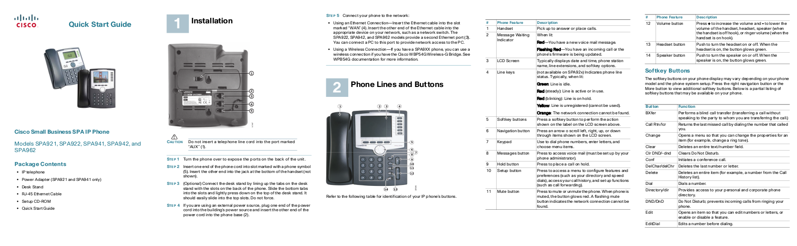 Cisco Systems SPA921, SPA942 User Manual