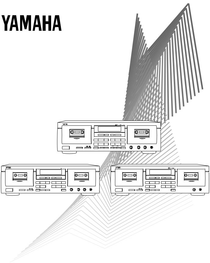 Yamaha KX-W392, KX-W492, KX-W592 User Manual