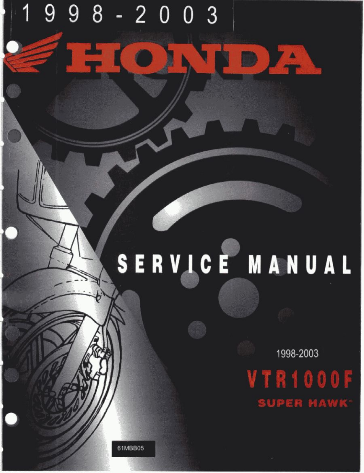 Honda VTR1000F 98-03 Service Manual