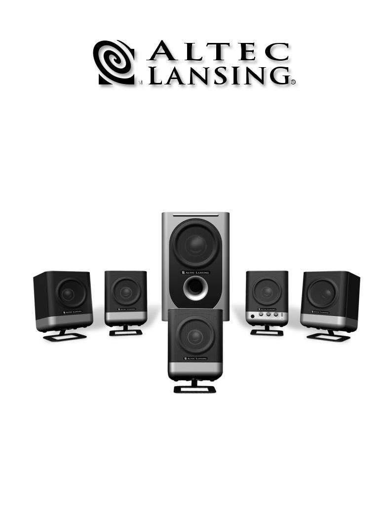 Altec Lansing 251 User Manual