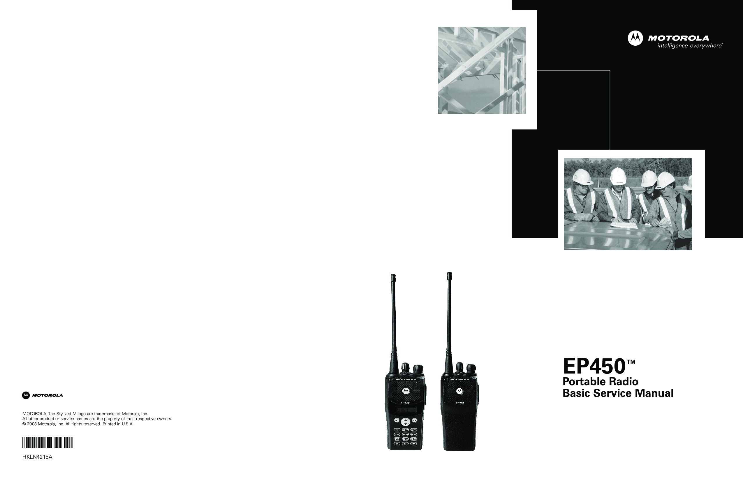 Motorola EP450 User Manual