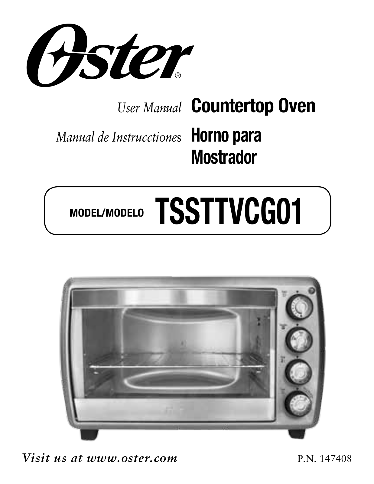 Oster TSSTTVCG01 User Manual