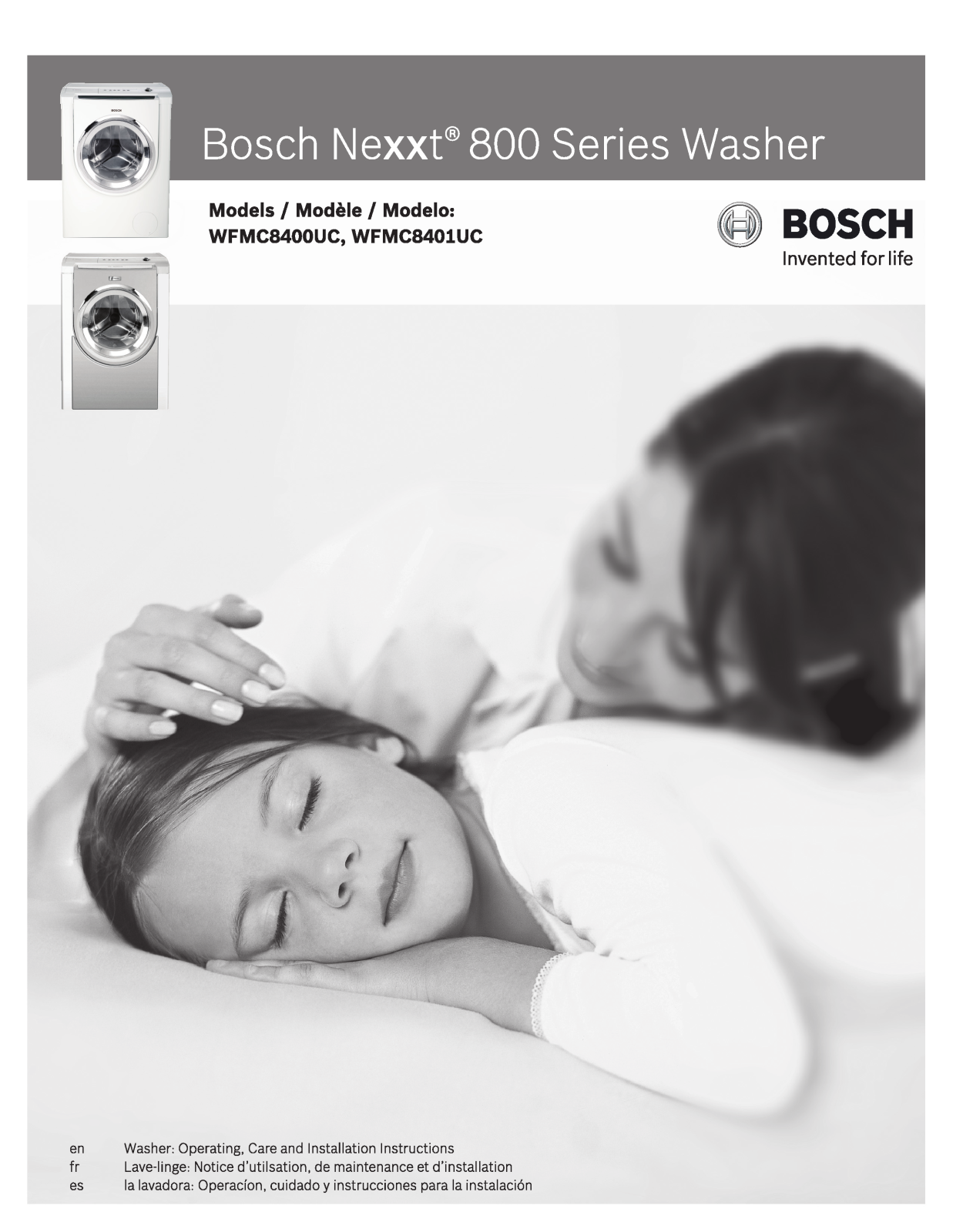 Bosch maxx 800 User Manual