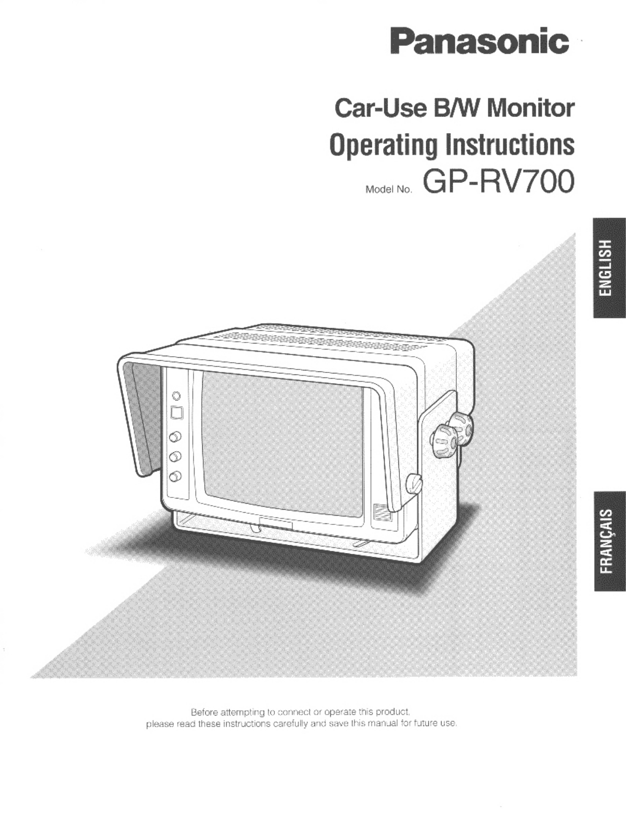 Panasonic GP-RV700 User Manual