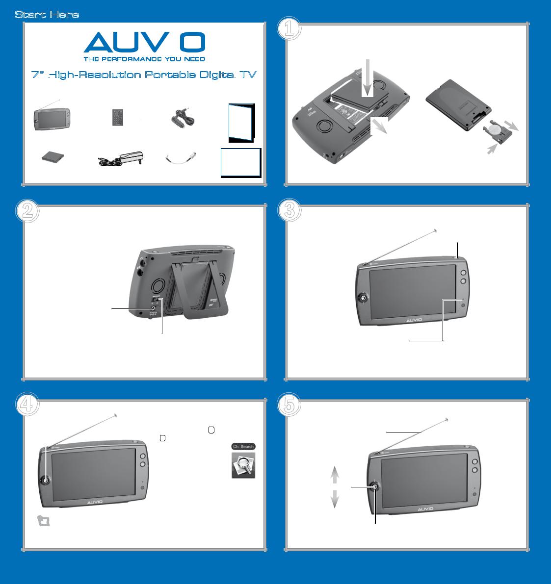 Radio Shack Auvio 16-923 User Manual
