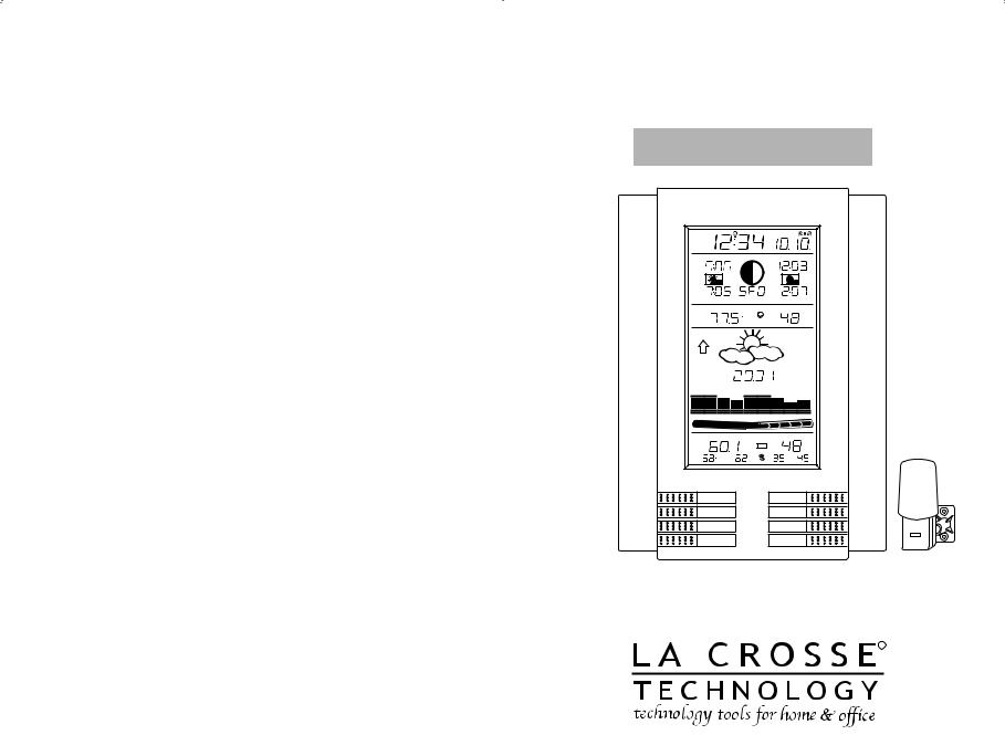 La Crosse Technology WS-8025SU User Manual