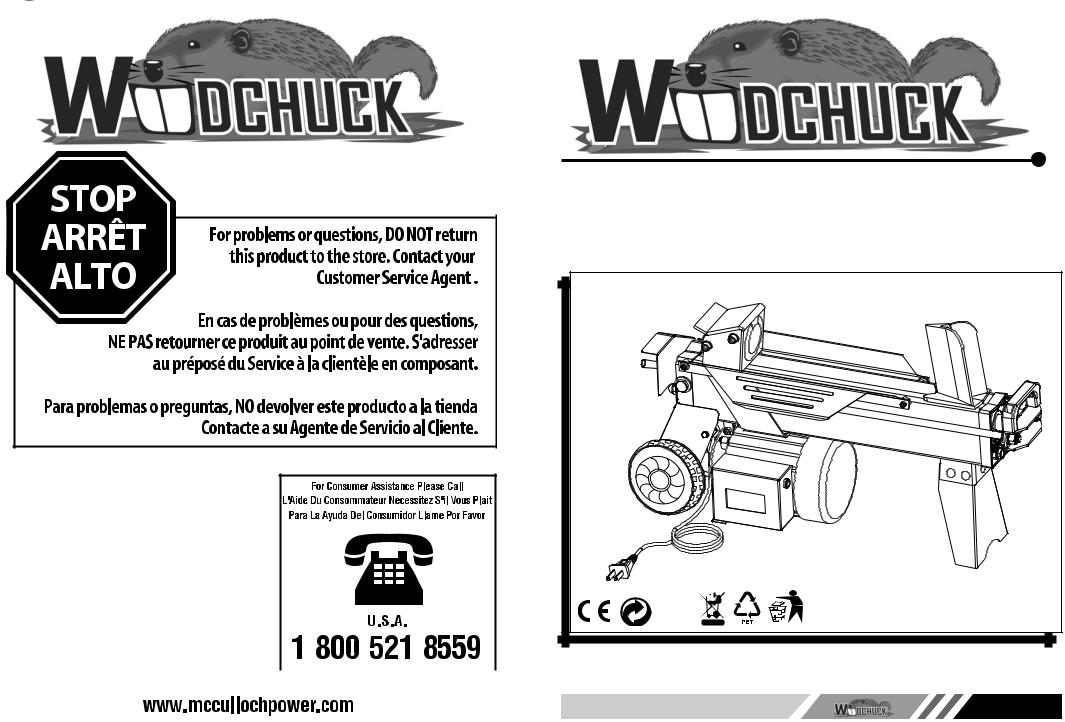McCulloch Woodchuck FB4052 User Manual