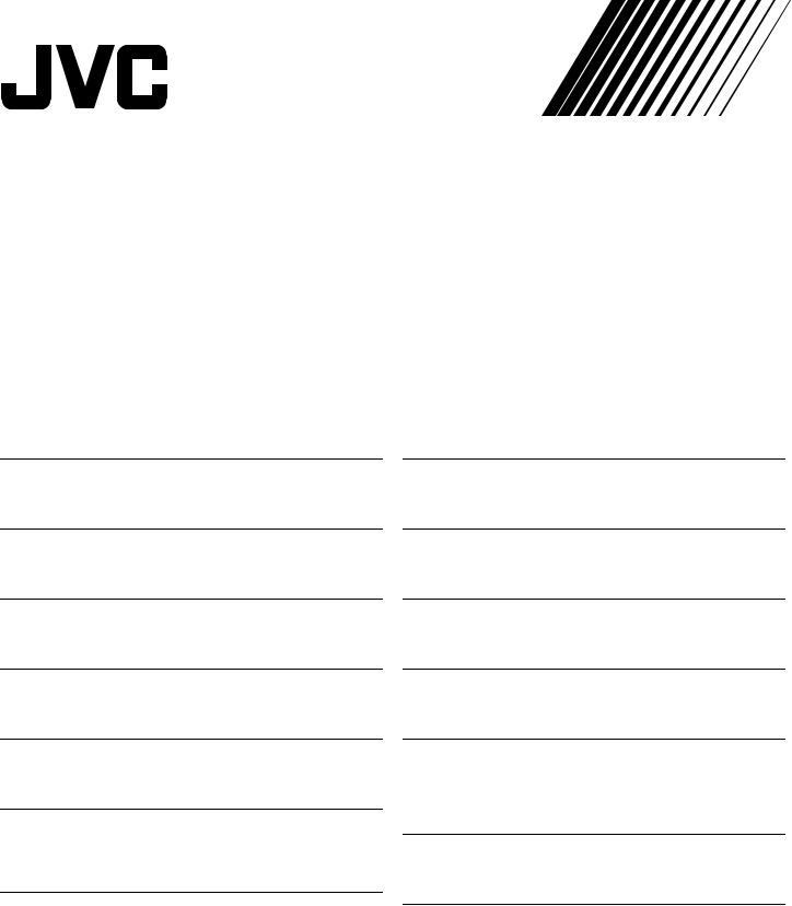 JVC SP-F500 User Manual
