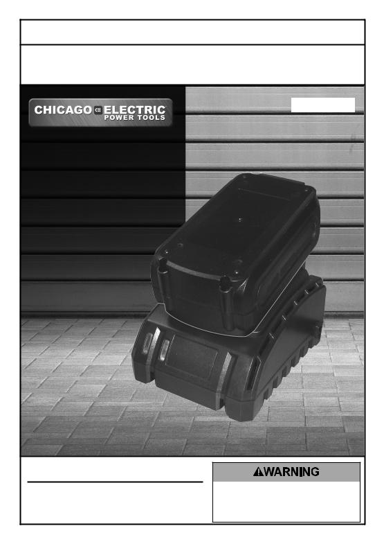 Chicago Electric 68859 User Manual