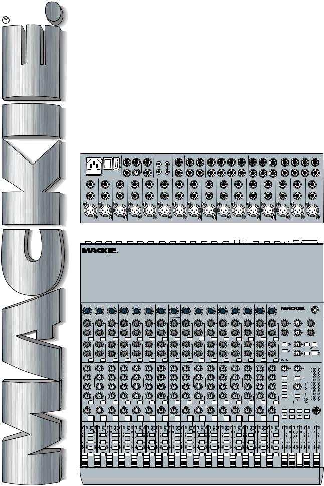 Mackie CR1604-VLZ User Manual