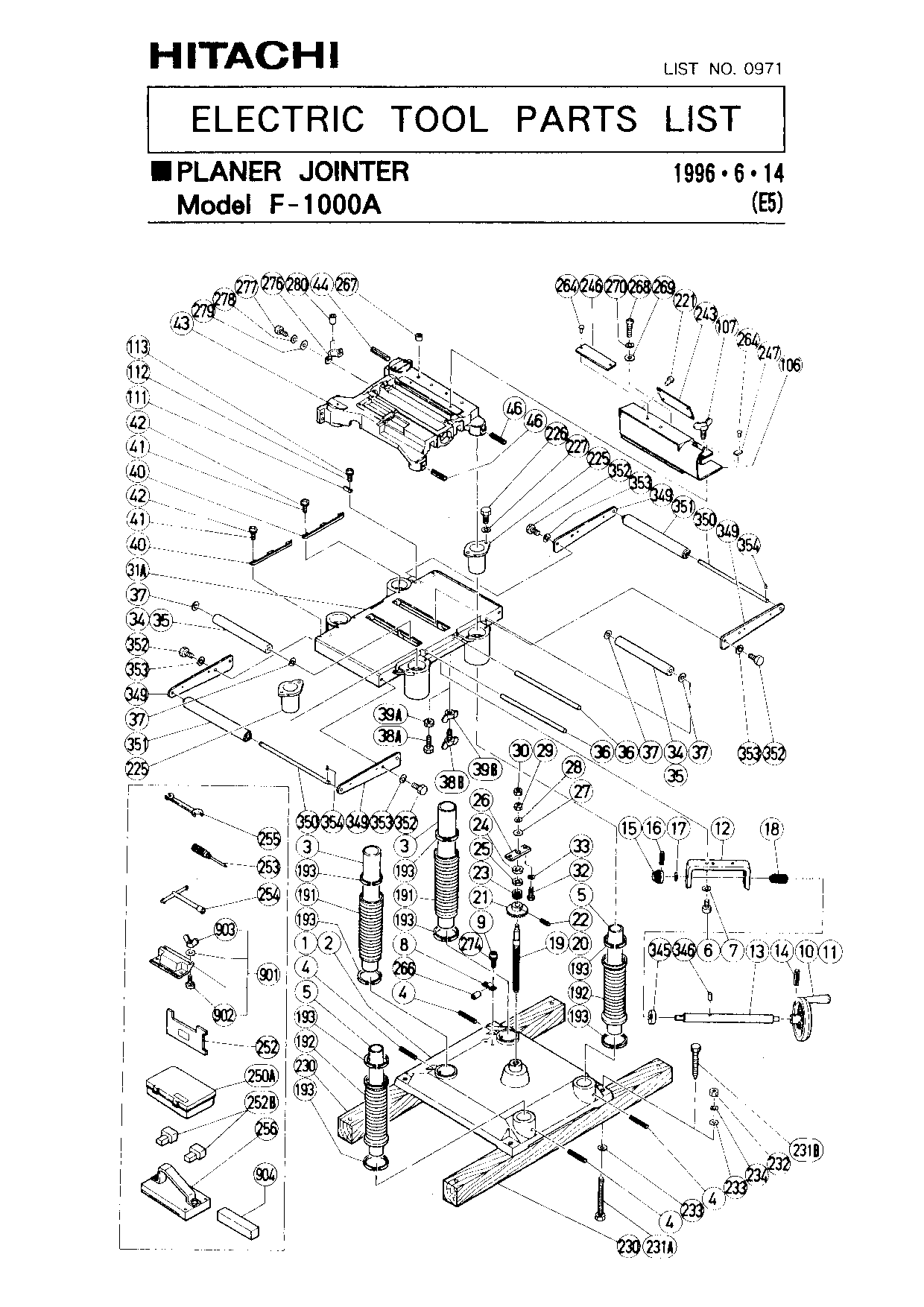 Hitachi F1000A User Manual