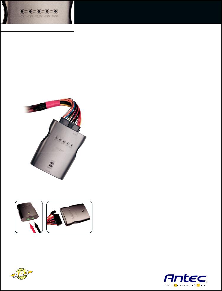 Antec ATX Power Supply Tester User Manual