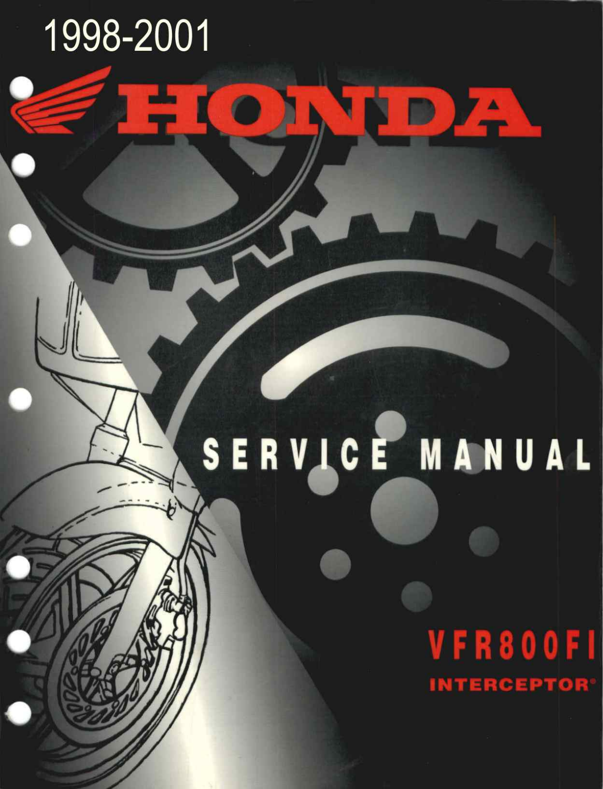 Honda VFR800FI Interceptor '98-01 Service Manual