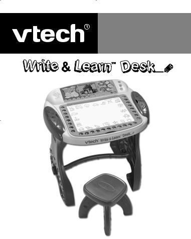 VTech WRITE AND LEARN DESK User Manual
