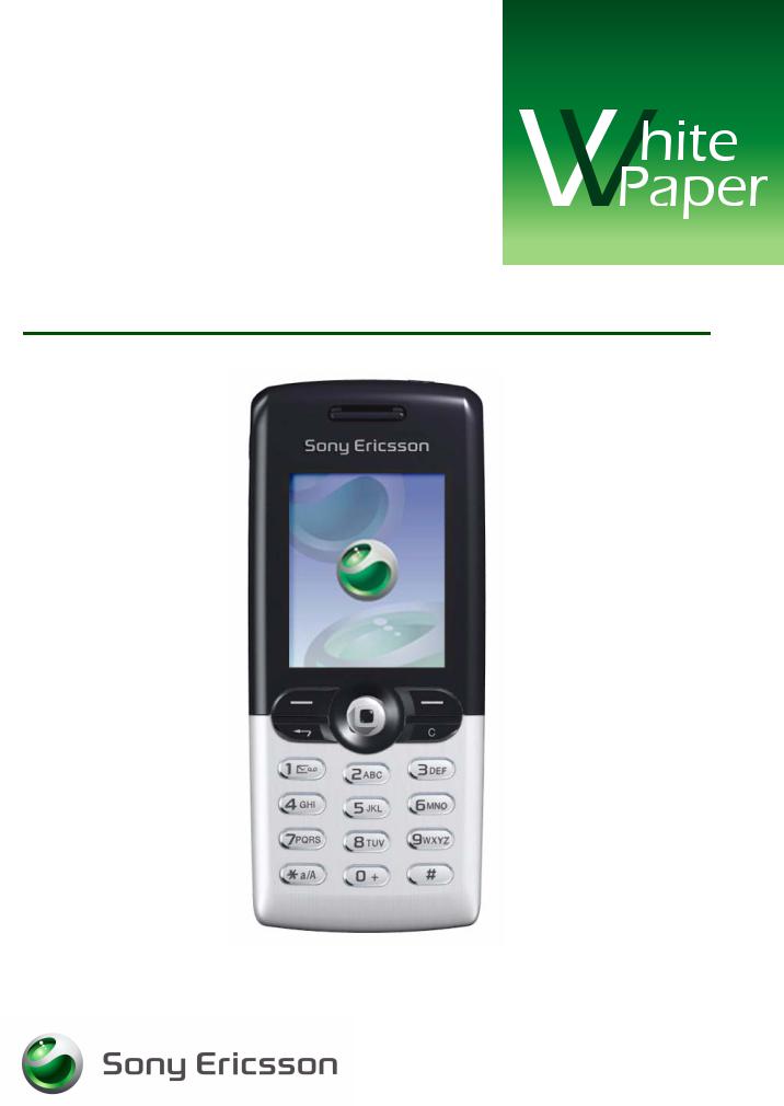 Sony Ericsson T612 User Manual