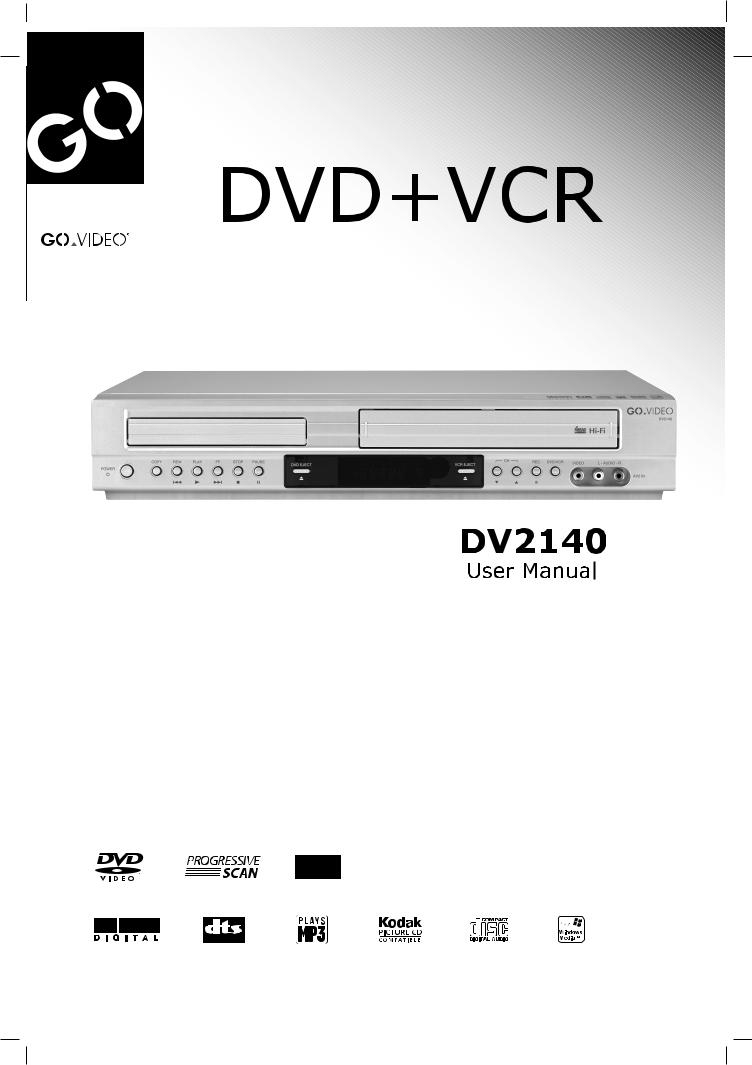 GoVideo DV2140 User Manual
