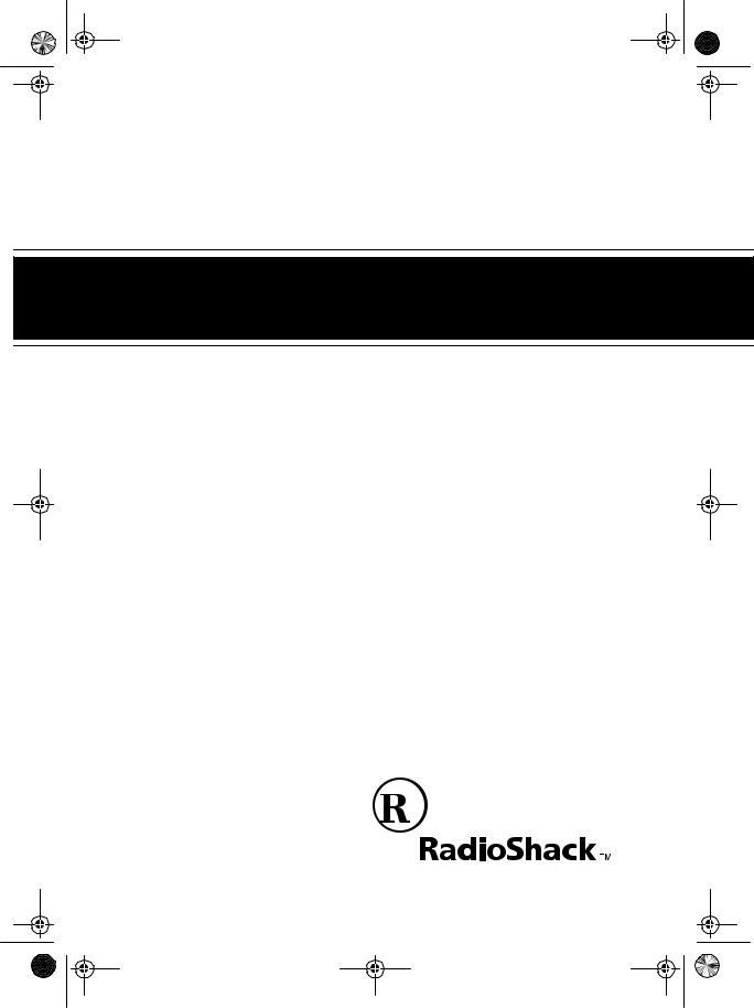 Radio Shack TRC-501 User Manual