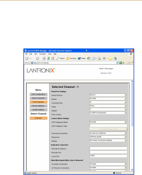 Lantronix XPort User Manual