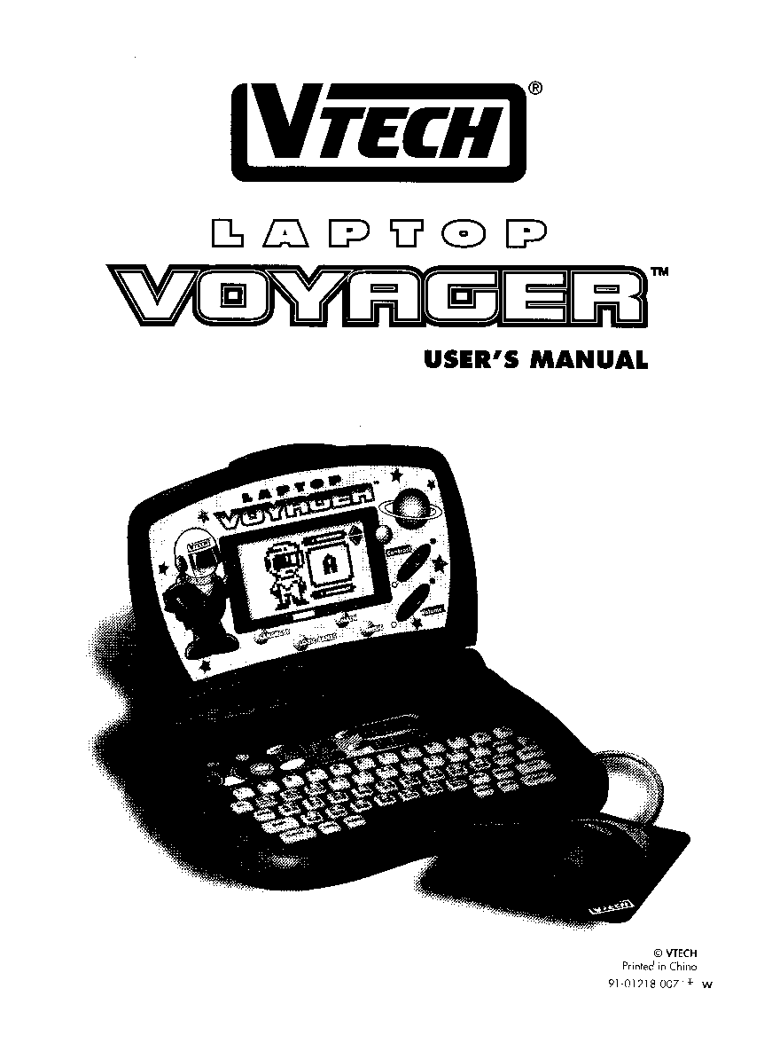 VTech LAPTOP VOYAGER User Manual