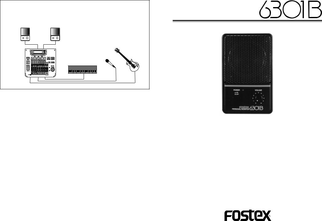 Fostex 6301B User Manual