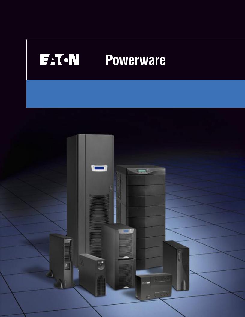Powerware 9125, 5115 RM, 3105, 9155, 9120 User Manual