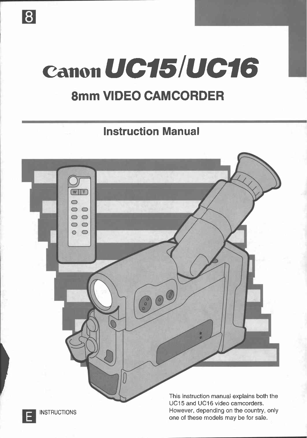 Canon UC 15, UC 16 User Manual