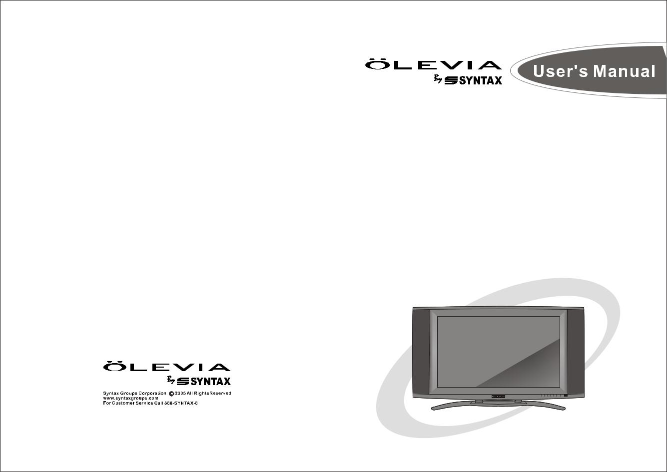 Olevia LT37HVS User Manual