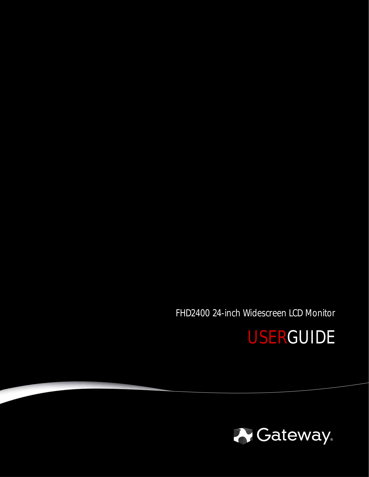 Gateway FHD2400 User Manual