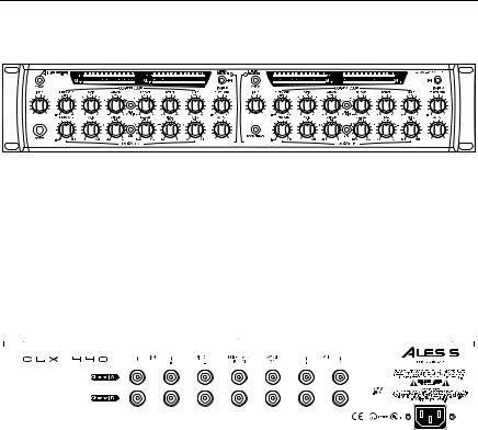 Alesis CLX440 User Manual
