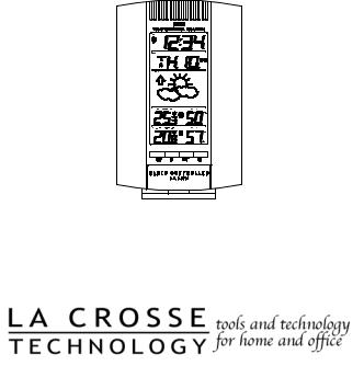 La Crosse Technology WS-7078UF User Manual