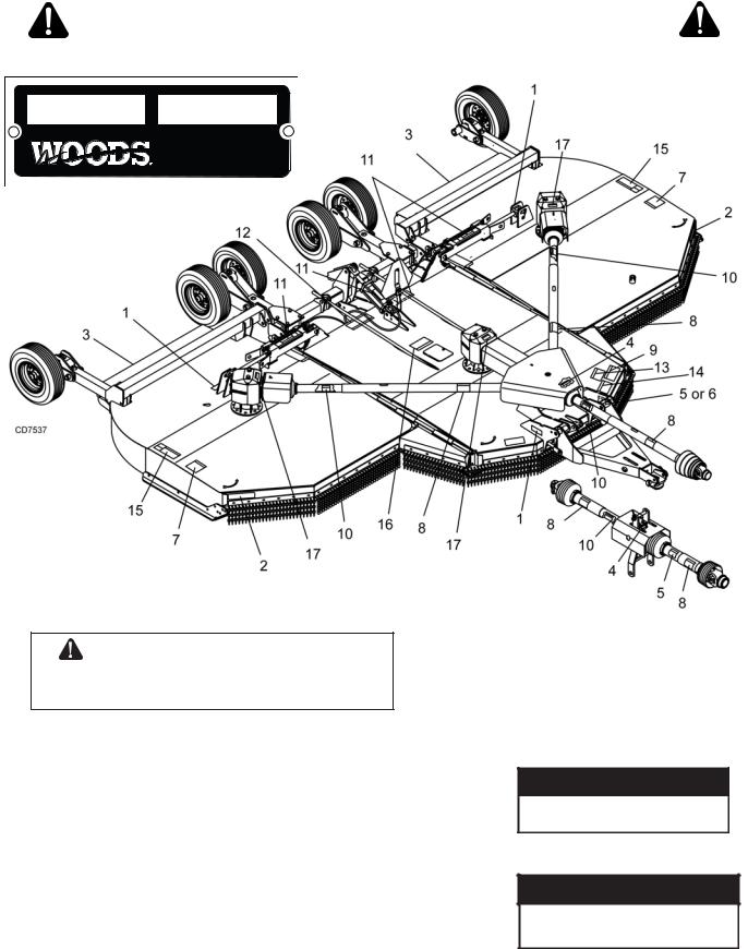 Woods Equipment BW2400XQ, BW1620XQ, BW2400X, BW1620X User Manual