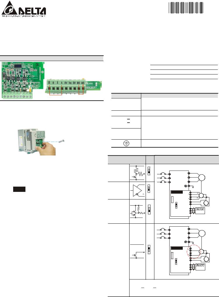 Delta Electronics EME-PG01 User Manual
