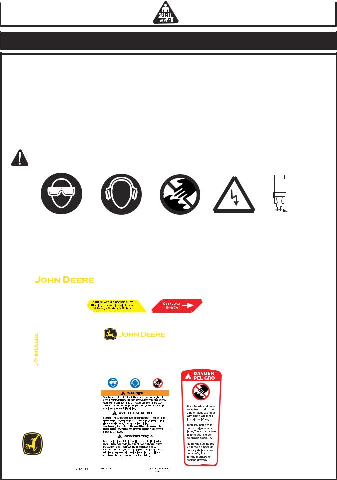 John Deere ET-3410-J OPERATOR’S MANUAL