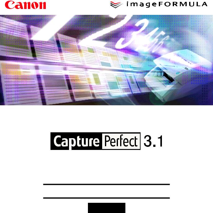 Canon CAPTUREPERFECT 3.1 User Manual