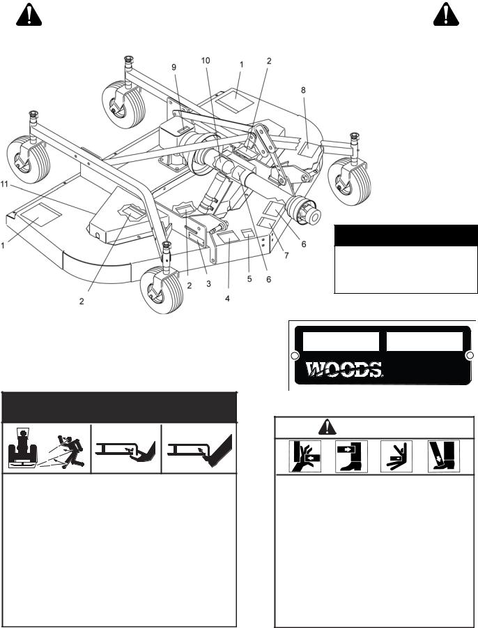Woods Equipment RDC54, RD72, RD60 User Manual