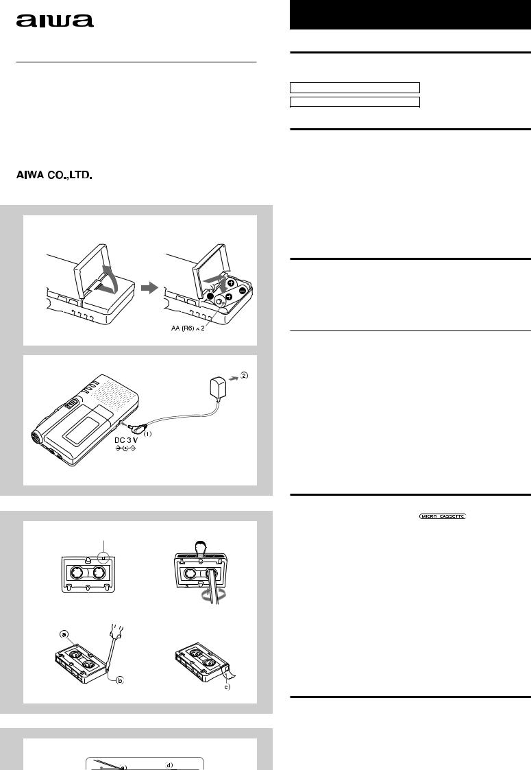 Aiwa TP-M140 User Manual