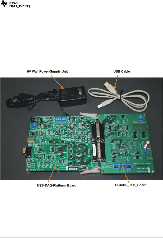 Texas Instruments PGA309EVM-USB User Manual