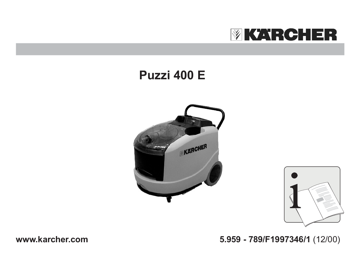 Karcher PUZZI 400 E User Manual