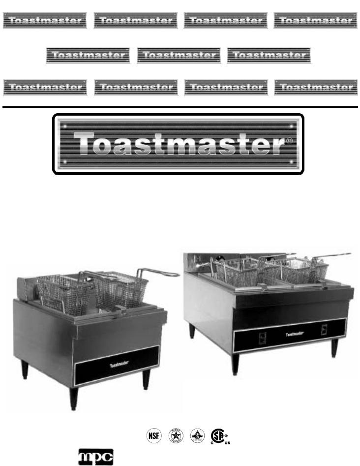 Toastmaster 1427, 1439 User Manual