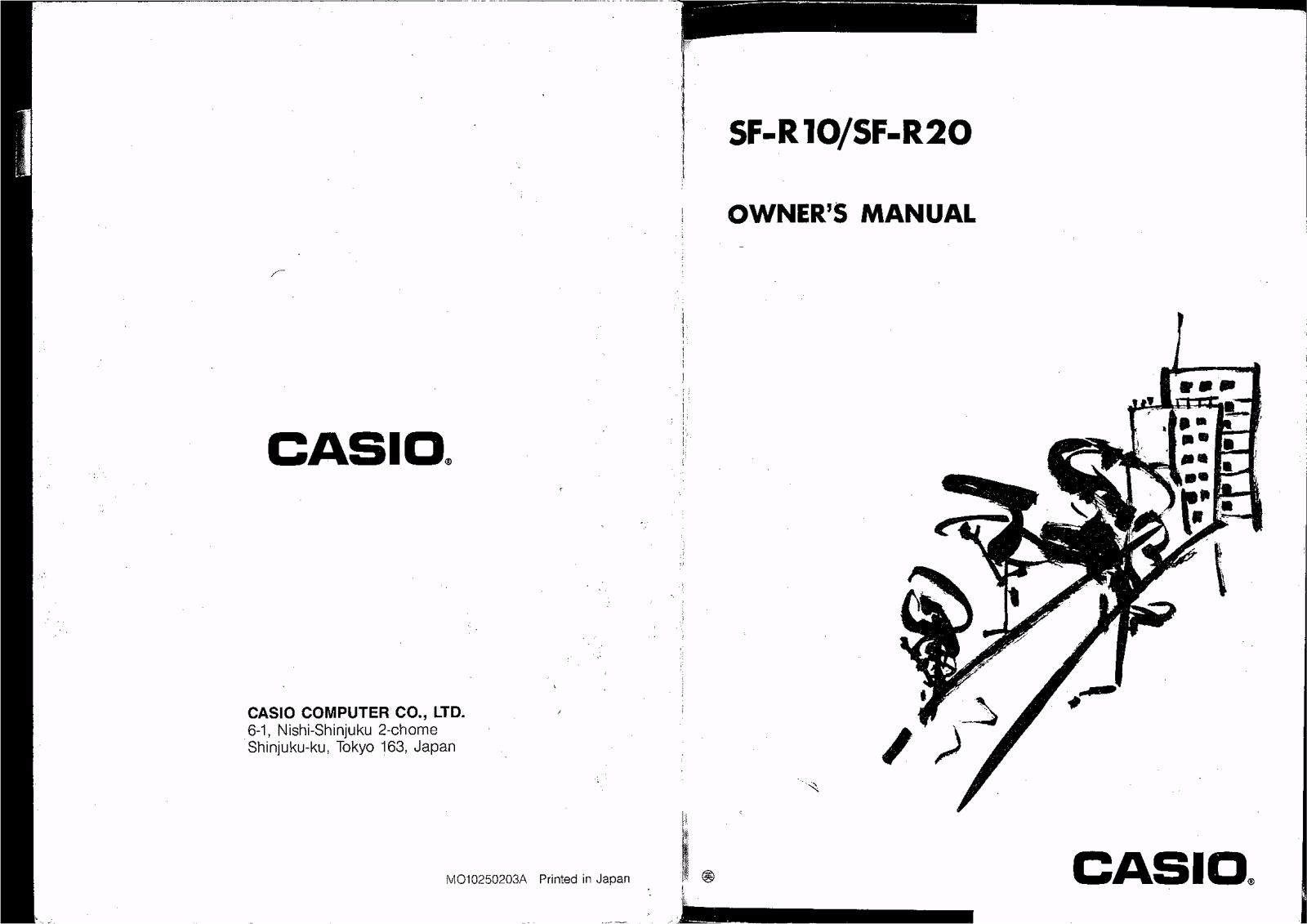Casio SF-R10, SF-R20 User Manual